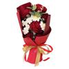 Handmade Crochet Flower Bouquet Knitted Rose Artificial Flowers For Home Decor Valentine's Day Mother's Day Anniversary Gift
