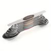Stainless Steel Double Headed Measuring Spoon 9-piece Set with Magnetic Suction and Scale Measuring Spoon Baking Tool