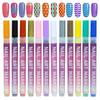 Multi-color 0.5mm Nail Art Graffiti Pen for DIY Line Drawing and Color Painting