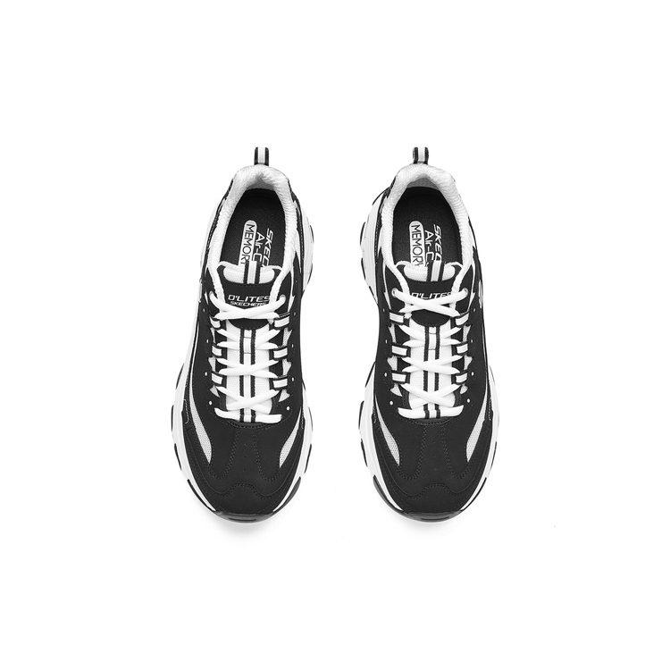 Skechers DLites 1.0 'Black White' 894129-BKW
