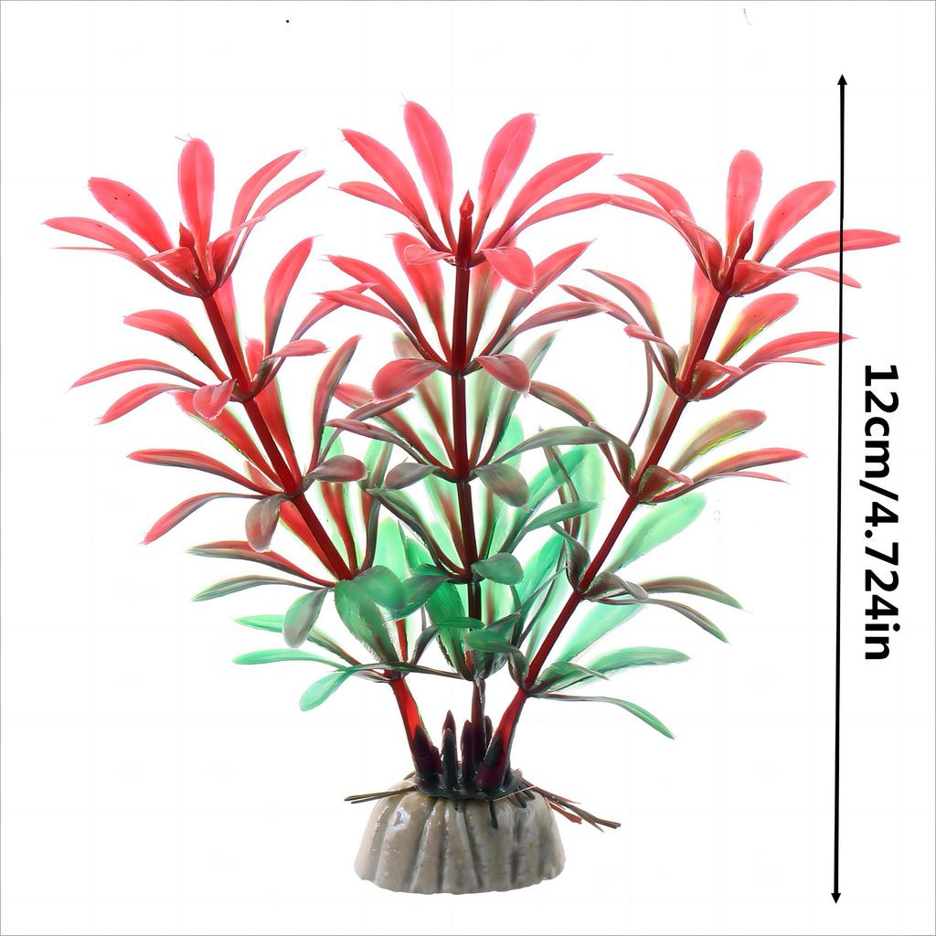 1 Pc PVC Artificial Aquatic Plants Aquarium Decoration Simulated Plants Aquatic Plants Environmentally Friendly Accessories