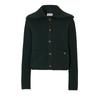 PLAYBOO Windproof Spread Collar Cardigan Forest Green