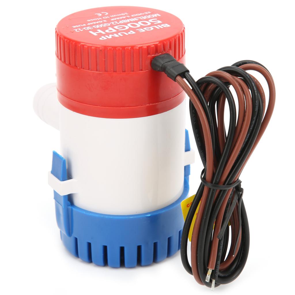 12V Lenzpumpe 3 4in Schlauchanschluss 500GPH Elektrisch Halboffenes Laufrad für Boot Marine Wohnmobil