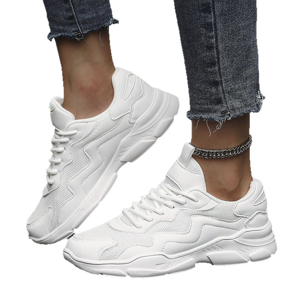 Jinjiang Sports Shoes Mesh Breathable Casual Shoes Outdoor Fashion Versatile Dad Student Running Shoes Women's Shoes