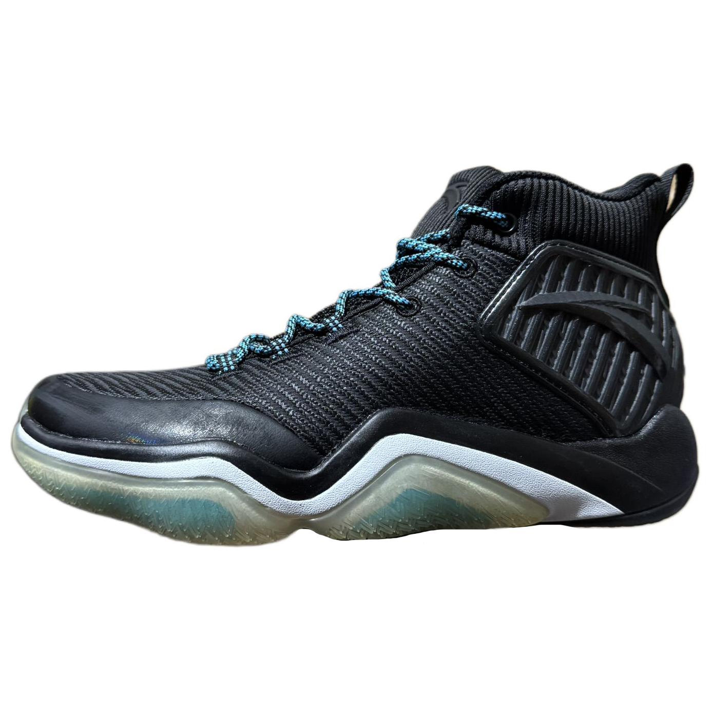

new Anta UFO1.0 Slip-Resistant Thermal Quick Dry High-Top Basketball Shoes Men s Black Blue 41