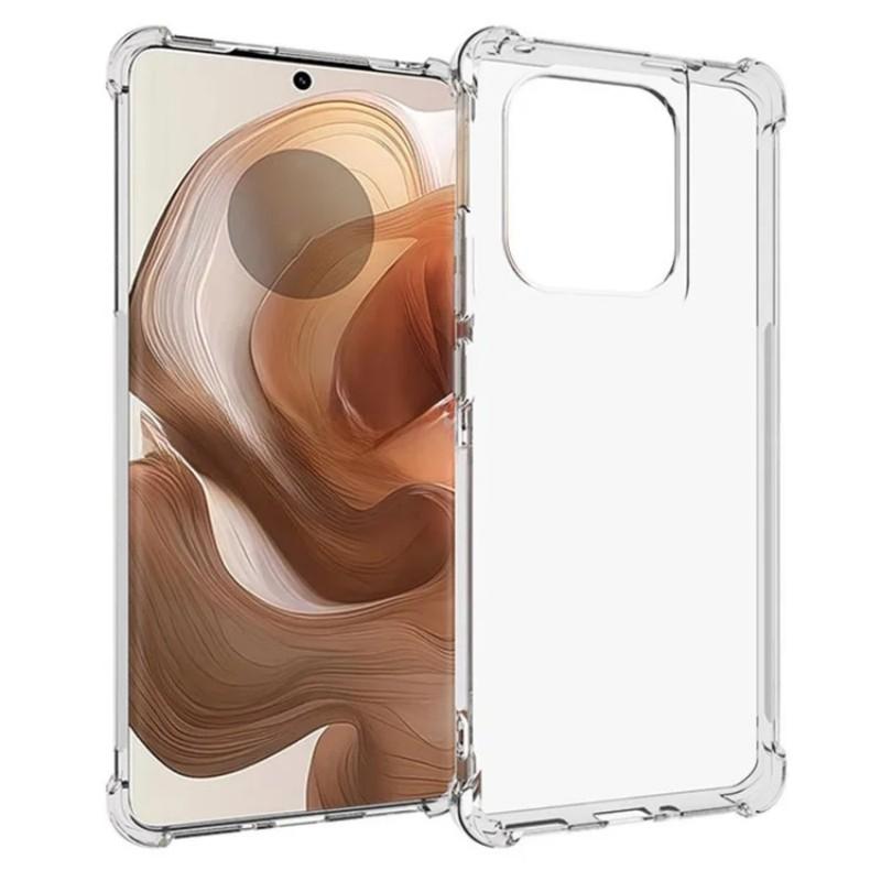 

For Motorola Edge 50 Ultra 5G Back Cover WANLONFENG TM Series 2.0mm Clear TPU Phone Case (Big Lens Hole) Transparent