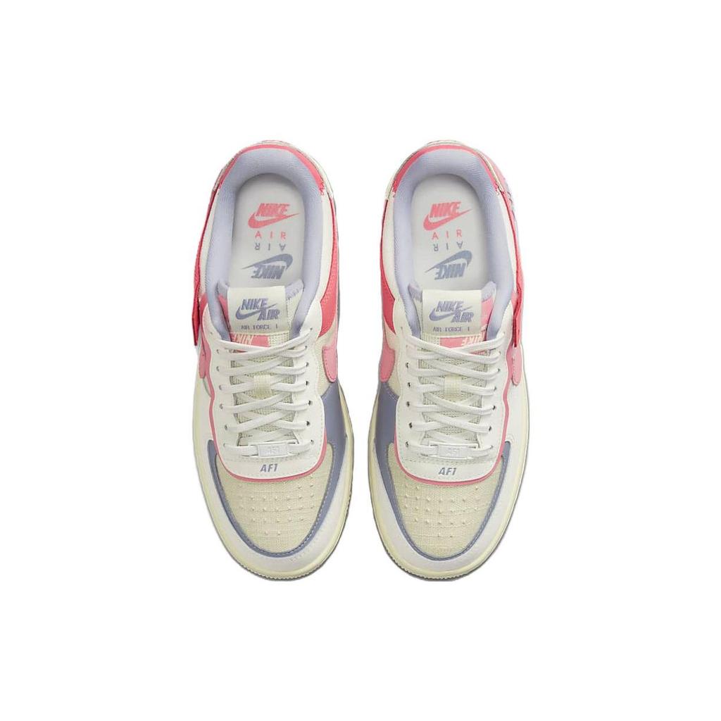 Nike Air Force 1 Shadow Segel Meereskoralle Damen Sneaker Creme Indigo-Nebel Koralle-Kreide DV7449-101