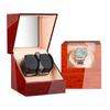 Embers Luxry Single Watch Winder Battery Wooden Shaker Watch Box Automatic Winder Glass Storage Case Mabuchi Motro