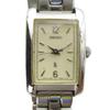 SEIKO Lukia Quartz Watch Square Silver Color 4N21-5260 GY18/MQ Women's