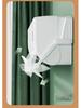 Retractable Wall-Mounted Transparent Air Conditioner Wind Deflector