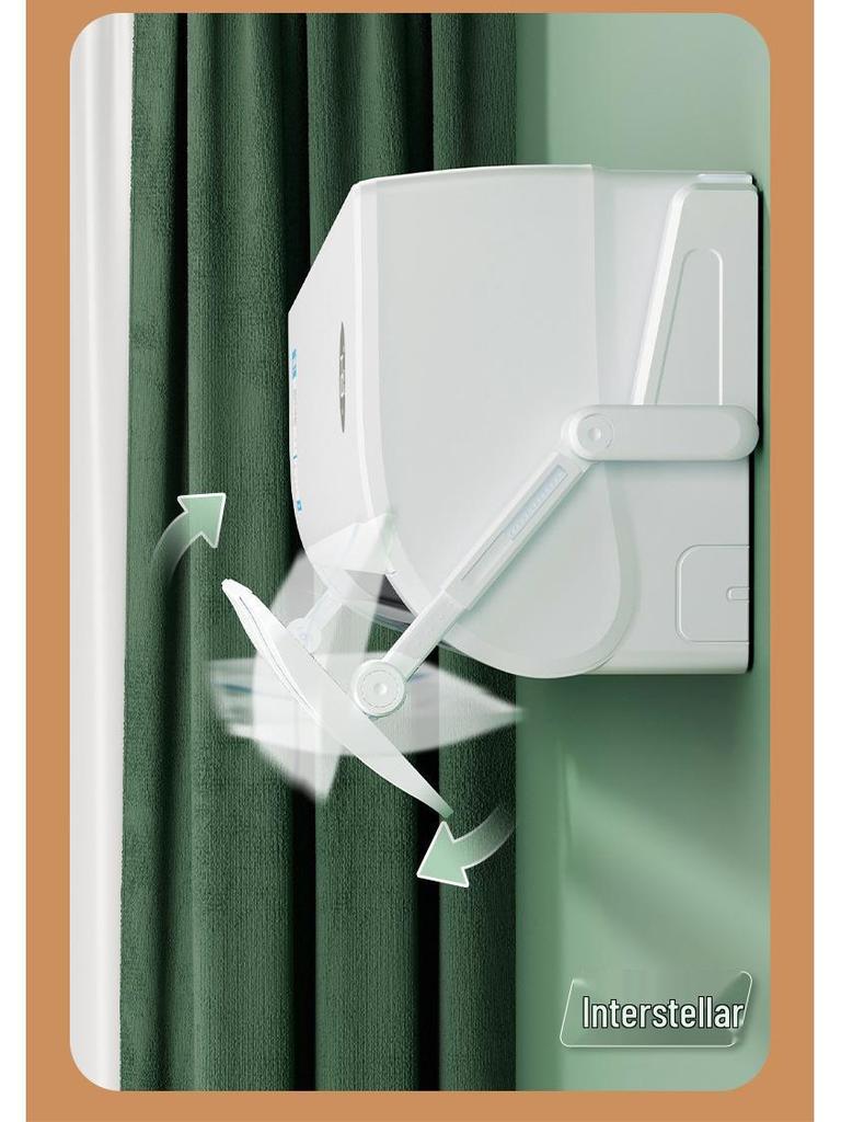 Retractable Wall-Mounted Transparent Air Conditioner Wind Deflector