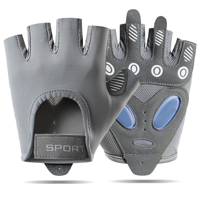 AOLIKES Breathable Cycling Gloves Workout Gym Gloves for Men Women Weight Lifting Fingerless Gloves Training Exercise Fitness
