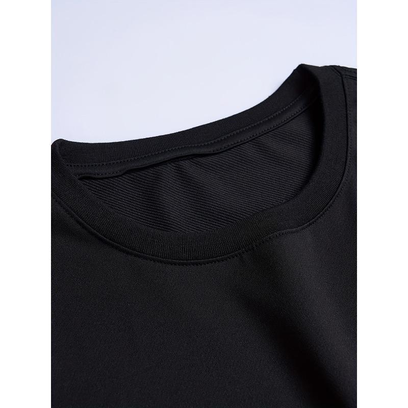 European Sizes 'Keep God First' Crew Neck Printed T-Shirt Comfortable Casual Cool Shirt for Men Stylish Trendy Tee Tops