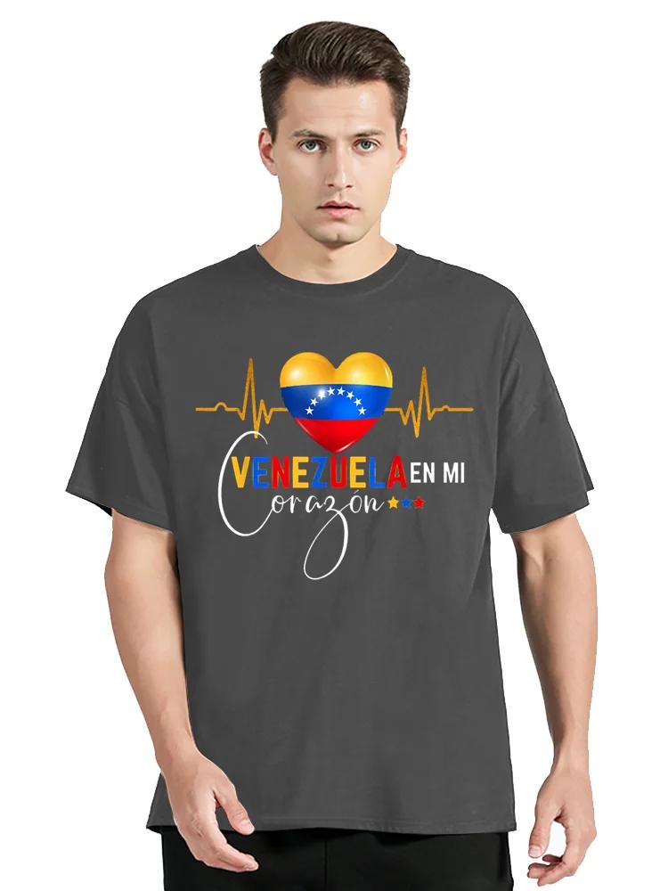 Pride Of Venezuela Printing Graphic T-shirt Funny Summer Tshirt Casual Cotton Tops Tees Clothing Oversized Unisex T Shirt