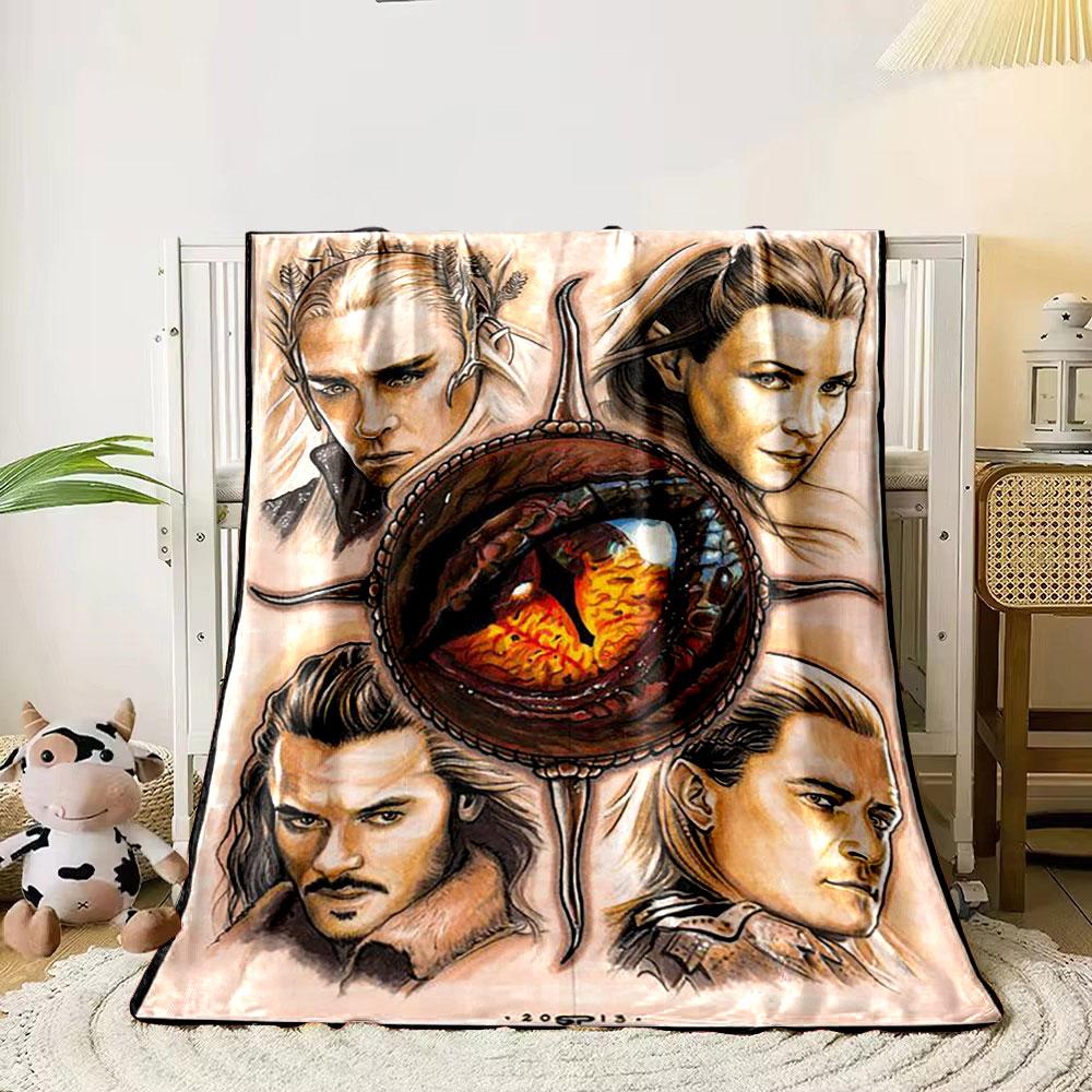 Elven Characters Dragon Eye Blanket bedroom Blanket for Livingroom Couch lunch break Soft Cozy throw for Friend's festival Gift