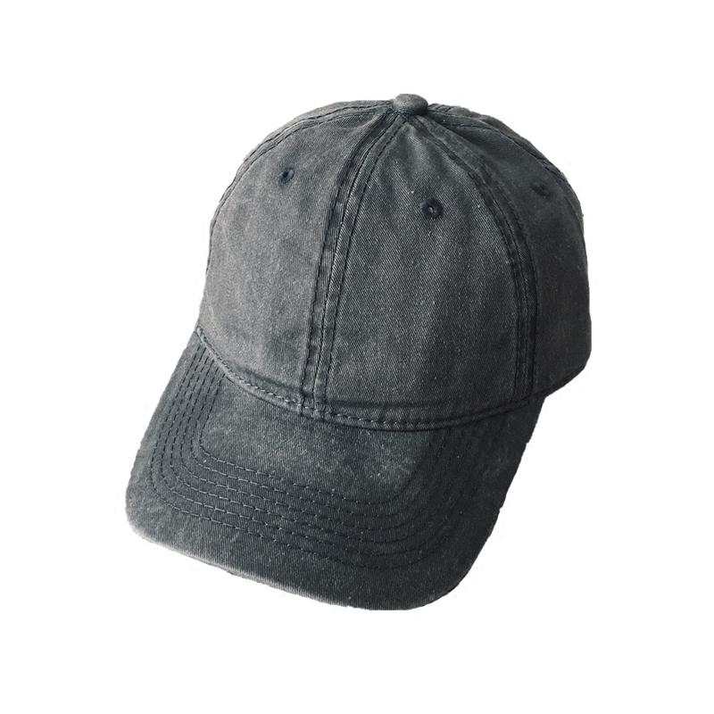 Women Men Cotton Solid Baseball Cap Fashion Snapback Hat Female Outdoor Simple Washed Vintage Visor Casual Cap Hat For Women Men