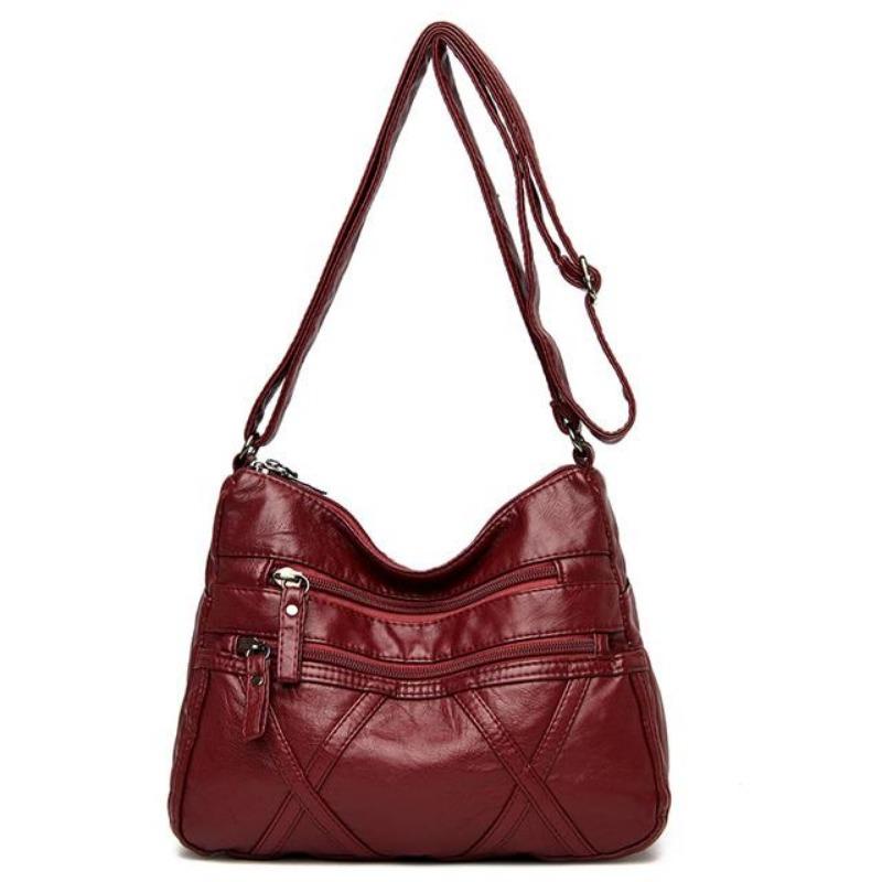 Fashion Shoulder Messenger Bags for Women 2024 New Purses and Handbags Soft Leather Crossbody Bags Casual Small Tote Bag