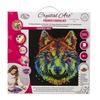 Diamond Painting Kit - CRYSTAL ART - Multicolored Wolf - 30x30cm - Wall Decoration - Contemporary