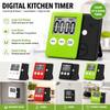 Magnetische Digitale Keuken Kookwekker Meerkleurig Aftel Alarmklok Voor Student Studie Koken Bakken Tijdbeheer