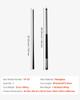 Pool Cue, 1 Piece Pool Stick, 1473.2mm & 595g Fiberglass Titanium Composite Billiard Pools Cue Stick with Multi-Layer Tip, Cues Sticks for