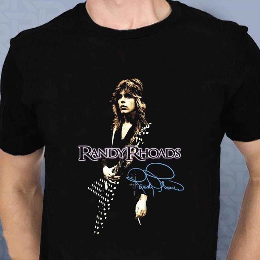 Randy Rhoads Guitarist Cotton Black S-4XL Unisex Classic Shirt Unisex T-Shirt