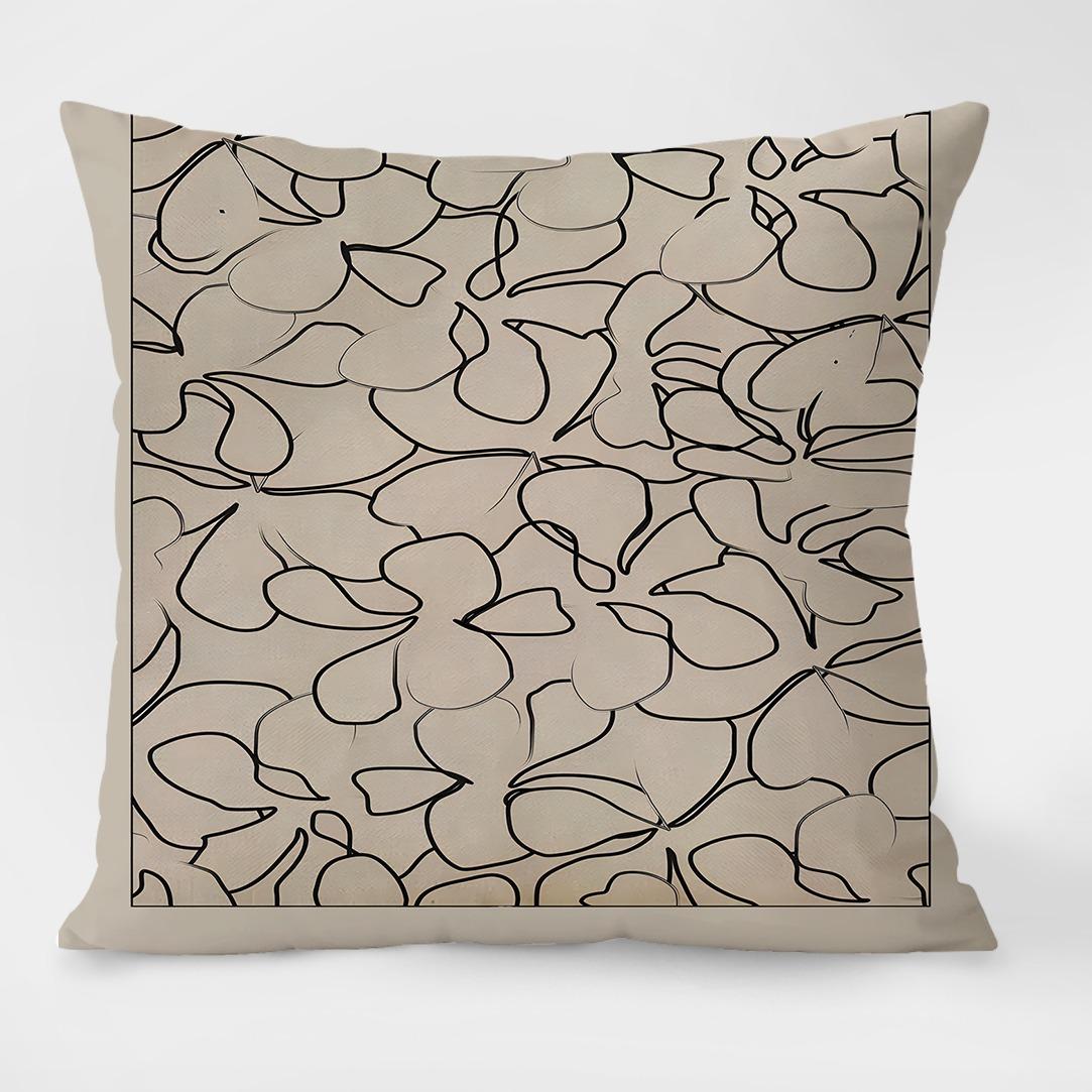 

Ins Style Простая напечатанная декоративная наволочка для спальни, гостиной, квадратная подушка, наволочка 40x40cm