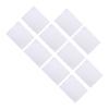 10 Sheets Hex Textured Stickers Sweat Absorbent Non Slip Grip Sticker for Gaming Mouse Mobile Phone