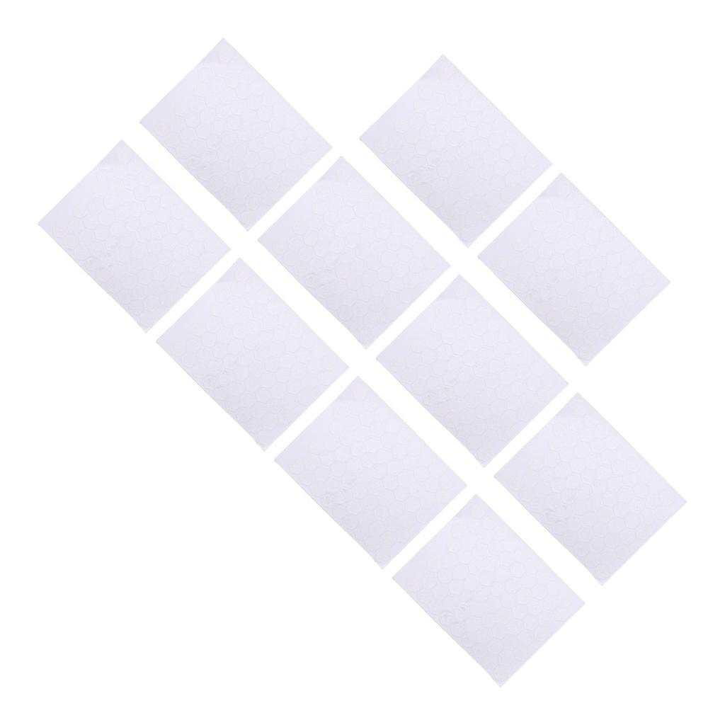 10 Sheets Hex Textured Stickers Sweat Absorbent Non Slip Grip Sticker for Gaming Mouse Mobile Phone
