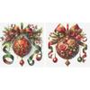 Full Embroidery cotton Thread 11CT Printed Xmas Cross Stitch Kit Art 40x40cm