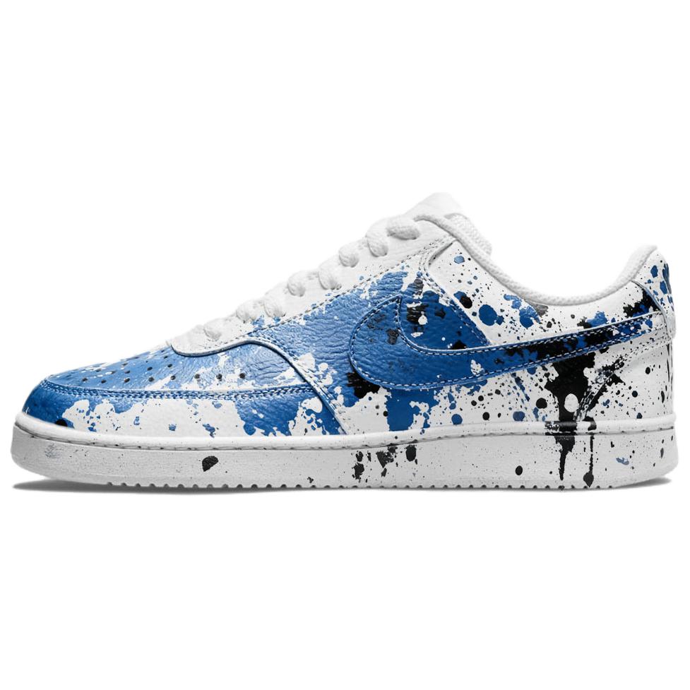 

Nike Court Vision 1 Seal Assault Abrasion Resistant Low top Skateboard Shoes Men s Blue White DH2987-101(team488-) 44