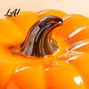 Handled Soup Bowl with Lid Pumpkin And Double Handle Microwave Safe Decorative Practical Kitchen Gift for Home Ceramic Bowl Heat Resistant Pot Stews