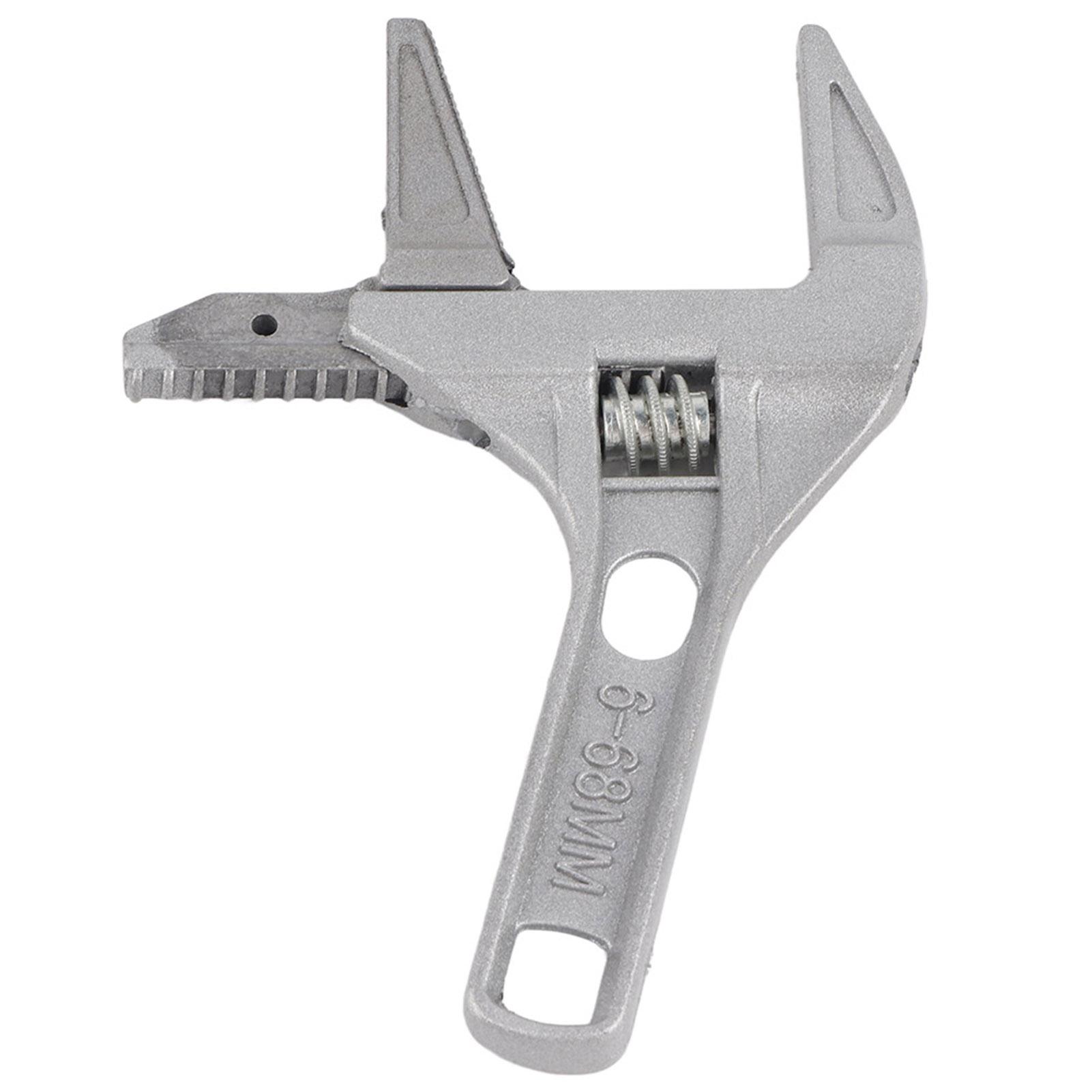 

Lightweight Aluminum Alloy Large Opening Bathroom Nut Wrench, Home Multi-Function Hand Tool with Quick Anti-roll Design