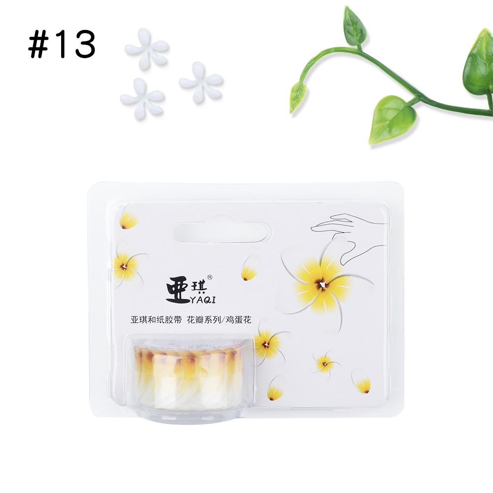 

200PCS DIY Sticker Decorative Scrapbooking Masking Tape Flower Petals Tape Sticky Paper