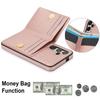 Applicable To iPhone15 Card Case 14Pro Solid Color Ring Buckle Card Change Bag Anti-drop Protective Case Google 8A