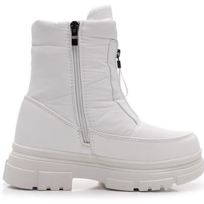 Fashion Snow Boots Women Shoes Plush Keep Warm Winter Boots Waterproof Outdoor Hiking Shoes Couple Ankle Boots