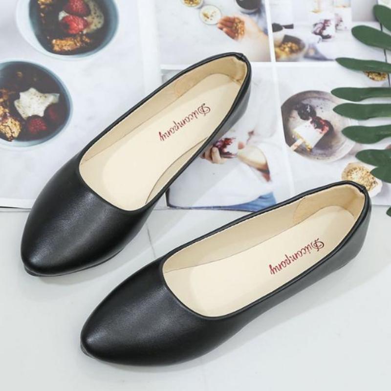 Fashion Casual Women's Shoes Summer Lady Shallow Mouth Round Head Flat Casual Classic Shoes