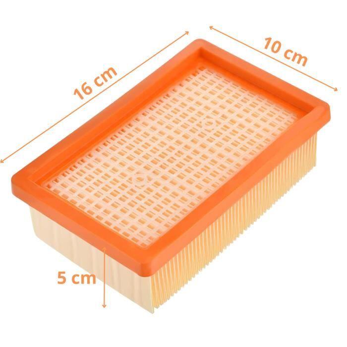 Filter for Karcher WD4 WD5 WD6 MV4 MV5 MV6 Dust Filters Replacement 2.863-005.0 [Pack of 2] Phonillico®