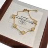 National Style Ancient Peony Flower Full Diamond Bracelet Double-Sided Can Be Worn Versatile Exquisite Jewelry