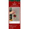 Christmas Atmosphere Pendant Gift Star Plush Bow Christmas Tree Red Pendant Wind Chime Creative Gift