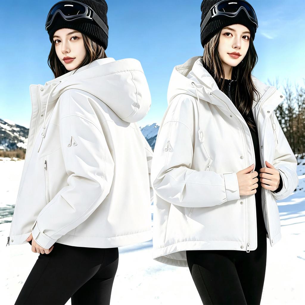 Winter women's clothing, short cotton clothing, outdoor mountaineering tooling, multi-color, spot merchants can purchase in mixed batches