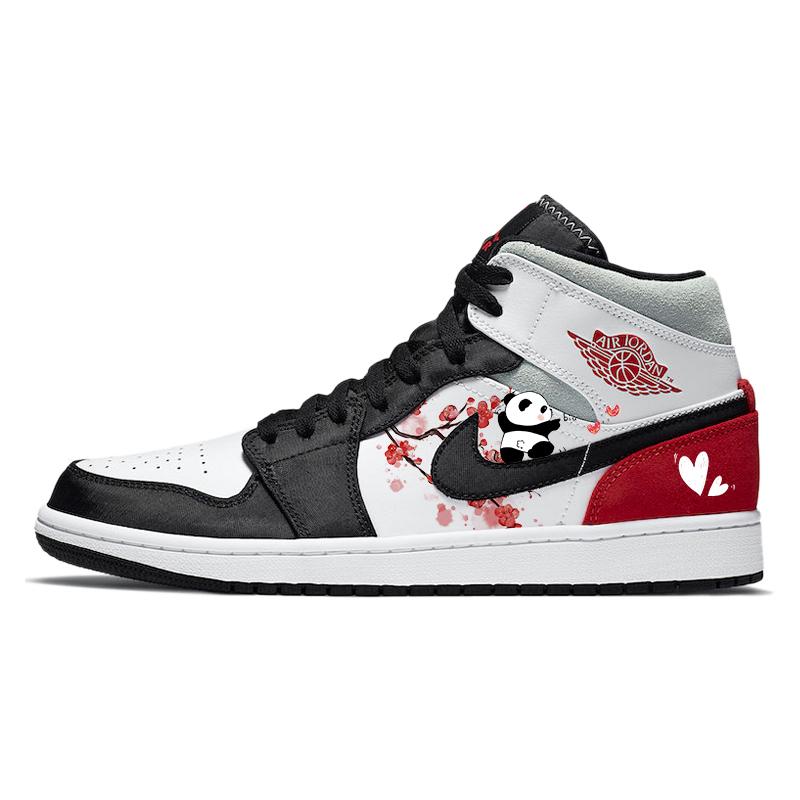 

Jordan Air Jordan 1 Vintage Basketball Shoes Men s Mid top Red/White 852542-100(Team56-) 41