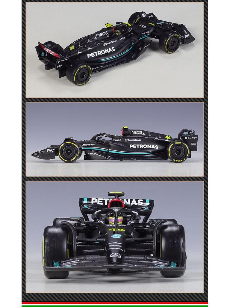 Bimego 1:43 Mercedes W15 F1 Racing Model with Acrylic Display Box