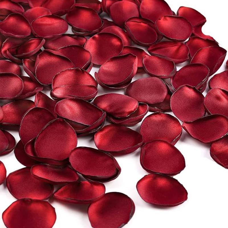 

50/100/200 шт. 3,5 см Искусственные цветы ткань Лепестки роз Цветок для свадебной дорожки, центральные элементы стола, свадебные сувениры, домашний декор 50Pcs вино красного