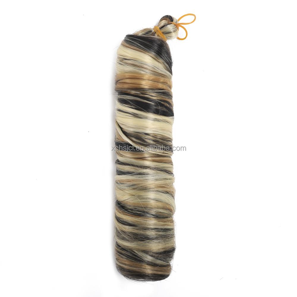 150g Crochet Braid Synthetic Hair Extensions Curly Braiding Hair Silky Loose Body Wave Pony Style Spiral Curl French Curls