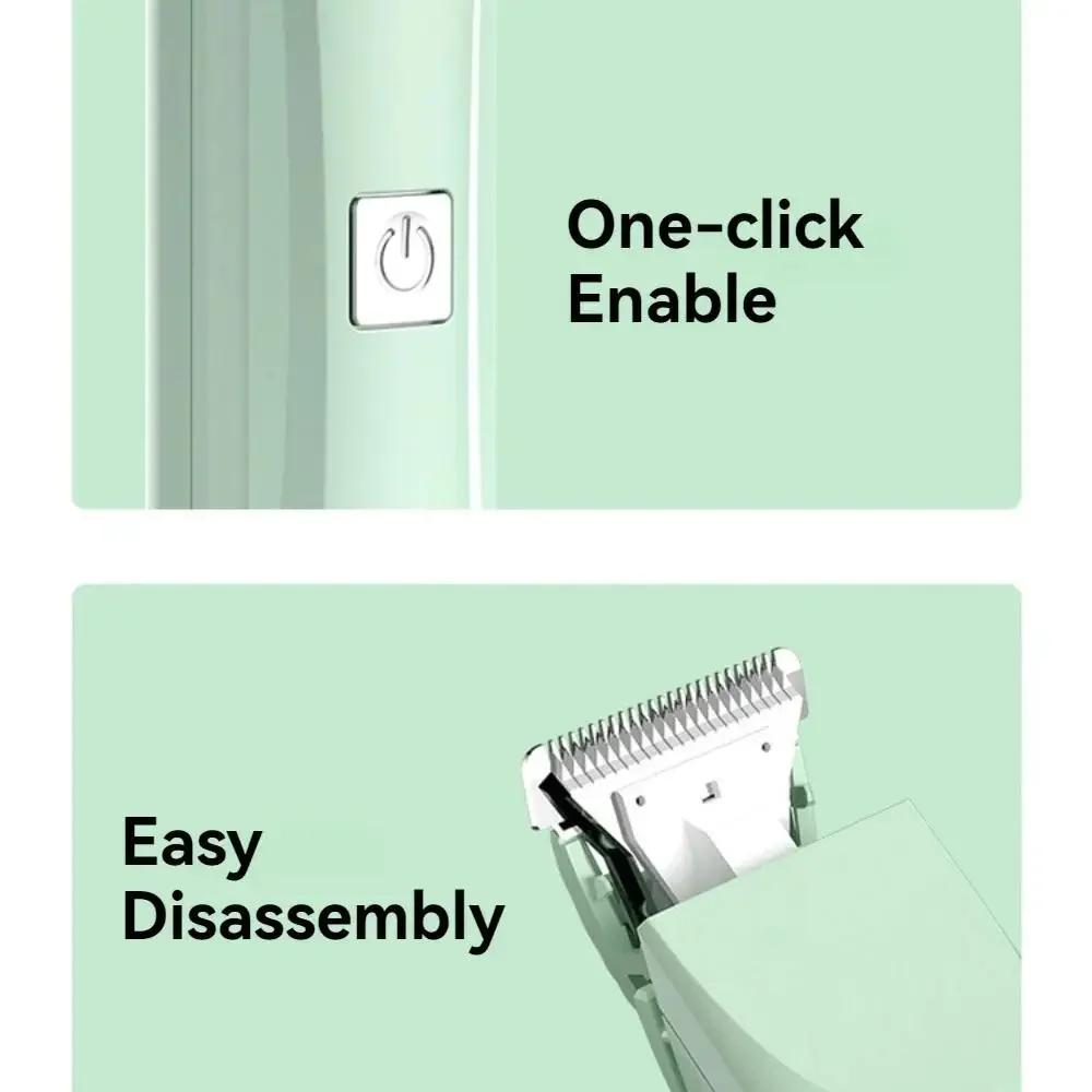 4-in-1 Multi-functional type c charge Dog Clippers Cordless pet Shaver Clippers Trimmers Low Noise Pet Grooming Tools