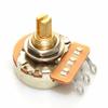 1Pcs Fine 24-Spline Brass Shaft Pots 500K/250K Long / Short Shaft Choose Guitar Potentiometers Diy Accessories