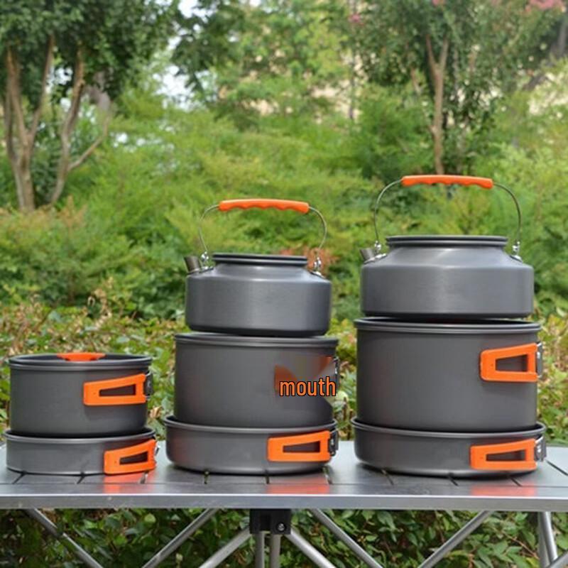 Tri-polar Ultralight Aluminum Camping Cookware Set