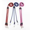 3 Way Dog Leash 3-in-1 Couplers Nylon Pet Traction Rope With Ergonomic Handle For Outdoor Dog