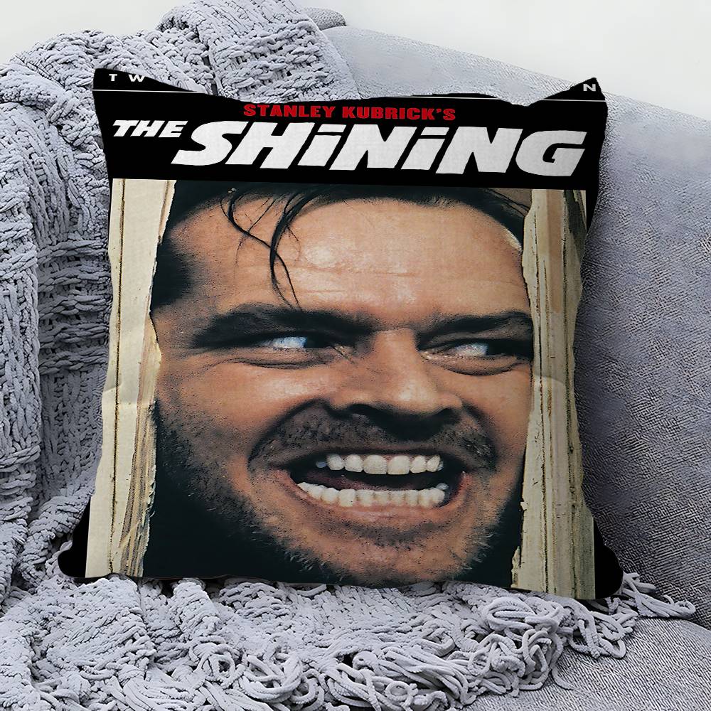 Horror Movie The Shining Pillow Covers Cartoon Sofa Decorative Home Double-sided Printing Short Plush Cute Cushion Cover