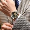 POEDAGAR Fashion Business Men Automatic Mechanical Watch Waterproof Luminous Hollow Tourbillon Male Clock Steel Strap Men's Watches